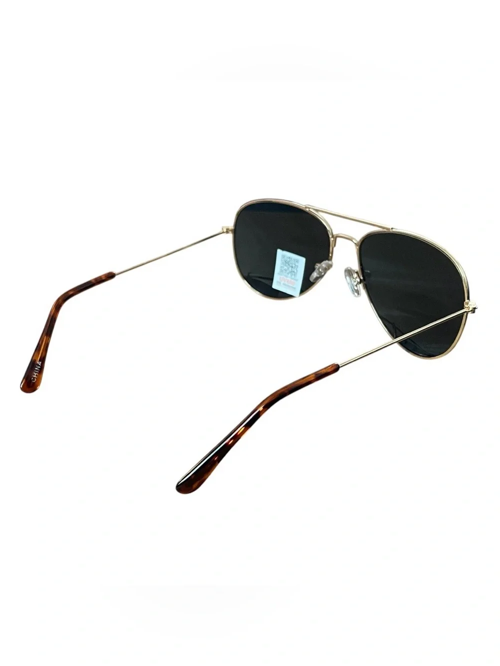 Rosehill Rooftop Aviator Police Goldrim Sunglasses Tortoise Shell UV Protection